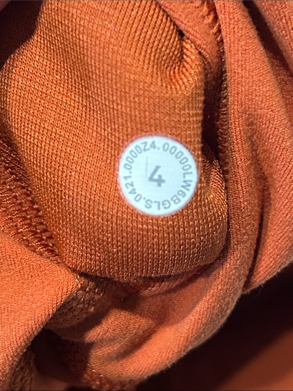 Lululemon Align High Rise Crop size 4 Canyon Orange Athleisure Gym Workout - Picture 9 of 12